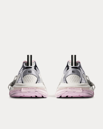 Balenciaga 3XL Gel Clearsole White / Pink / Black Low Top Sneakers - 4
