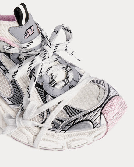Balenciaga 3XL Gel Clearsole White / Pink / Black Low Top Sneakers - 5