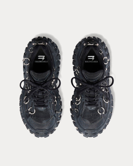 Balenciaga Bouncer Screw with Piercings Black Low Top Sneakers - 2