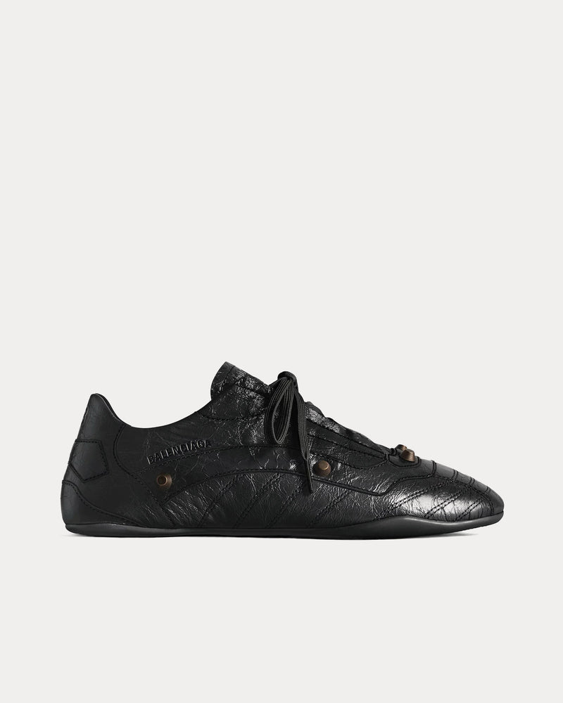 Balenciaga City Sneaker Sheepskin Black Low Top Sneakers - 1