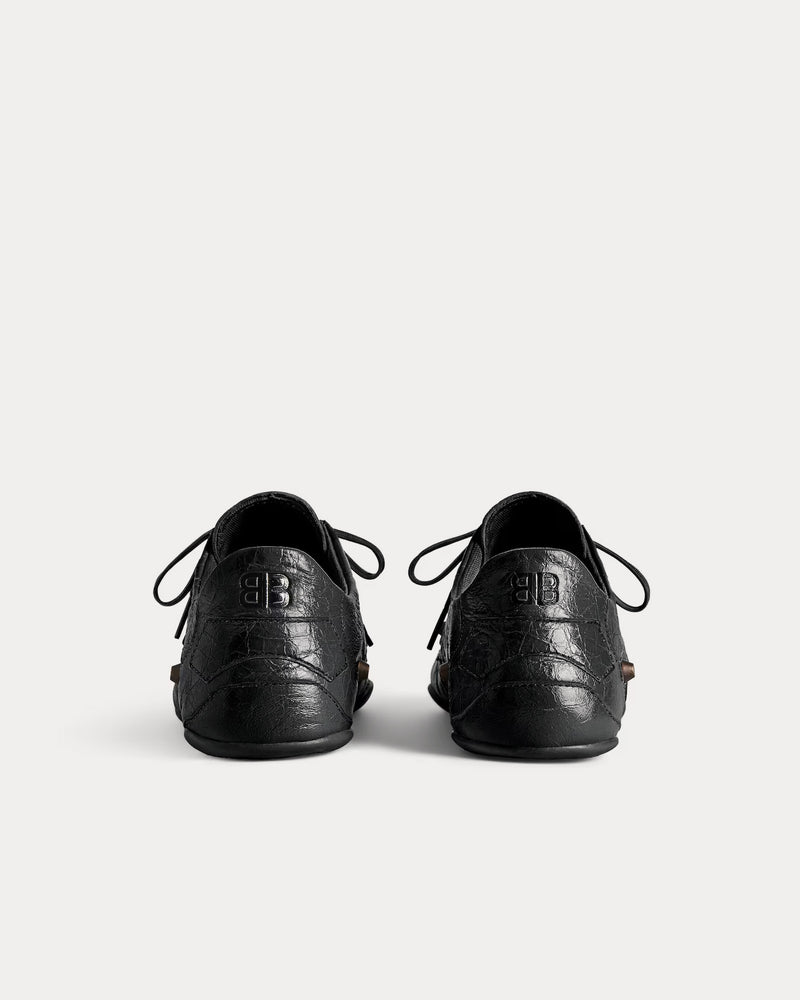 Balenciaga City Sneaker Sheepskin Black Low Top Sneakers - 4