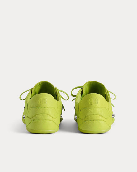 Balenciaga City Sneaker Sheepskin Granny Green Low Top Sneakers - 4