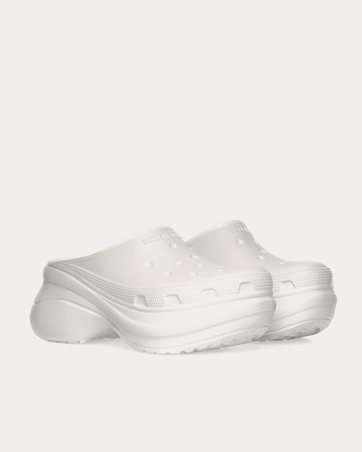 Balenciaga x Crocs - Rubber Mule White Slip Ons