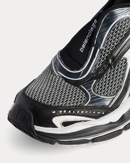 Balenciaga D'Orsay Black / White Slip On Sneakers - 4