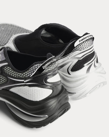 Balenciaga D'Orsay Black / White Slip On Sneakers - 3