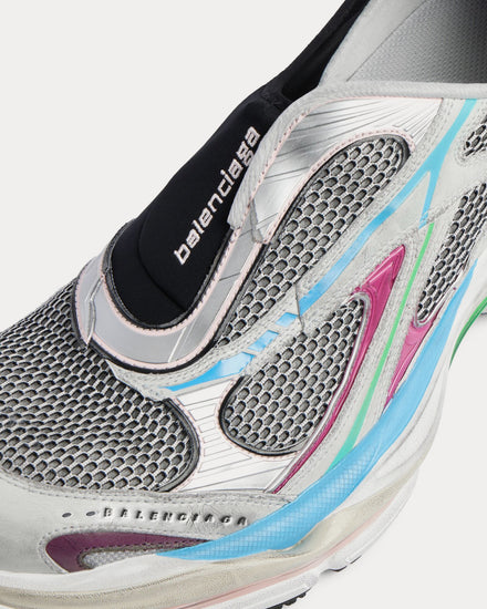 Balenciaga D'Orsay Grey / Blue / Yellow Slip On Sneakers - 2