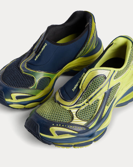 Balenciaga D'Orsay Neon Yellow / Dark Grey / Black Slip On Sneakers - 2