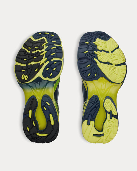 Balenciaga D'Orsay Neon Yellow / Dark Grey / Black Slip On Sneakers - 4