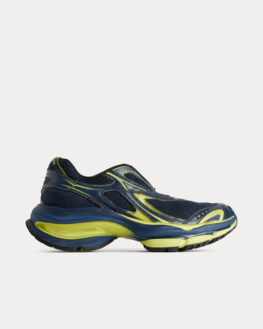Balenciaga D'Orsay Neon Yellow / Dark Grey / Black Slip On Sneakers