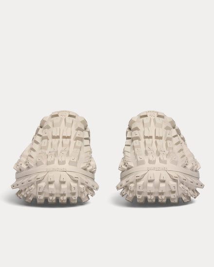 Balenciaga Bouncer Rubber Clog Beige Slip Ons - 3