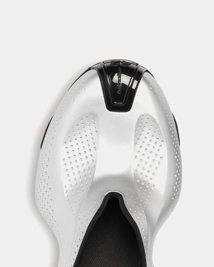 Balenciaga Basketball Mule Silver / Black Slip On Sneakers - 5