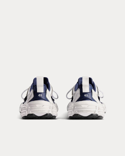 Balenciaga Monday Shoe Navy / White Low Top Sneakers - 4