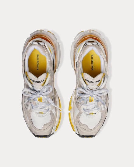 Balenciaga Women's Runner Nylon & Suede-Like White / Black