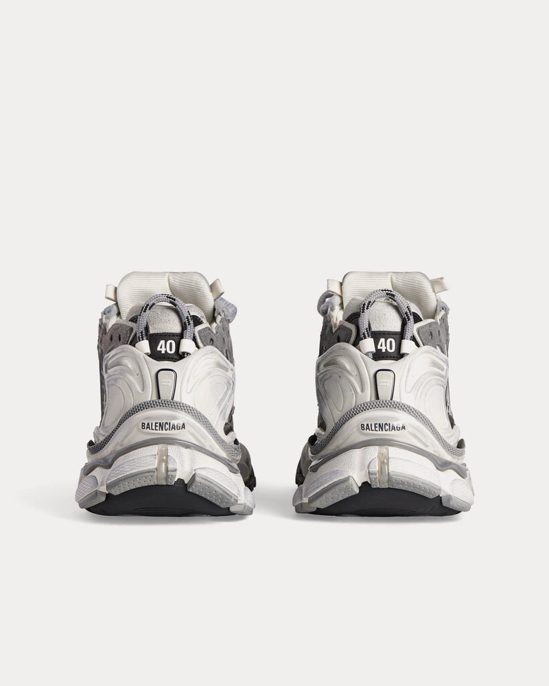 スニーカー BALENCIAGA  Balenciaga Sneakers Men Fabric Gray/White Balenciaga Men's Runner Nylon & Suede-Like Grey / White