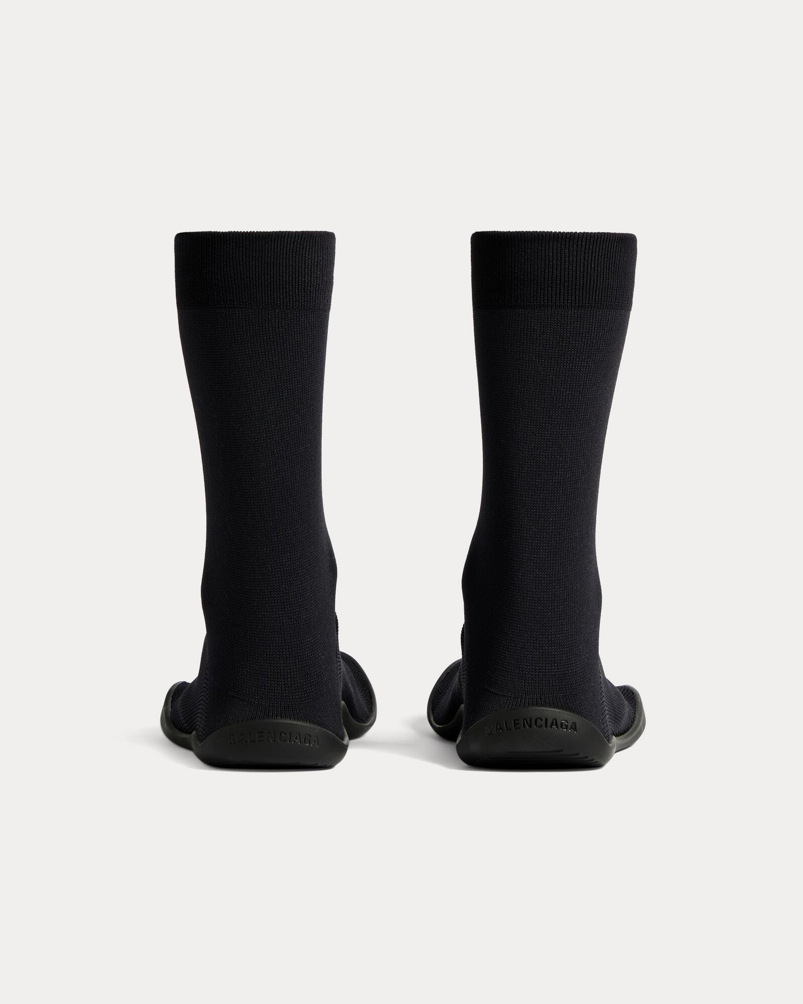 Balenciaga - Sock Technical Knit Black High Top Sneakers