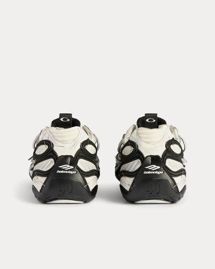 Balenciaga Soleless Black / White / Silver Low Top Sneakers - 4