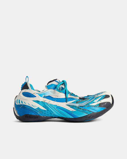 Balenciaga Soleless Blue / White / Silver Low Top Sneakers - 1