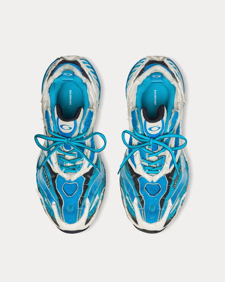 Balenciaga Soleless Blue / White / Silver Low Top Sneakers - 2