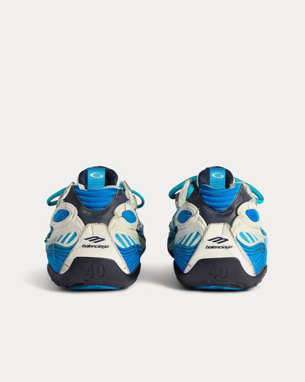 Balenciaga Soleless Blue / White / Silver Low Top Sneakers - 4