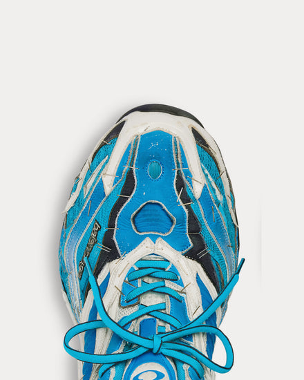 Balenciaga Soleless Blue / White / Silver Low Top Sneakers - 5