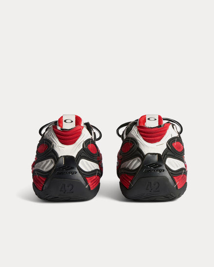Balenciaga Soleless Red / White / Silver Low Top Sneakers - 4