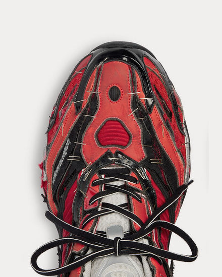 Balenciaga Soleless Red / White / Silver Low Top Sneakers - 5