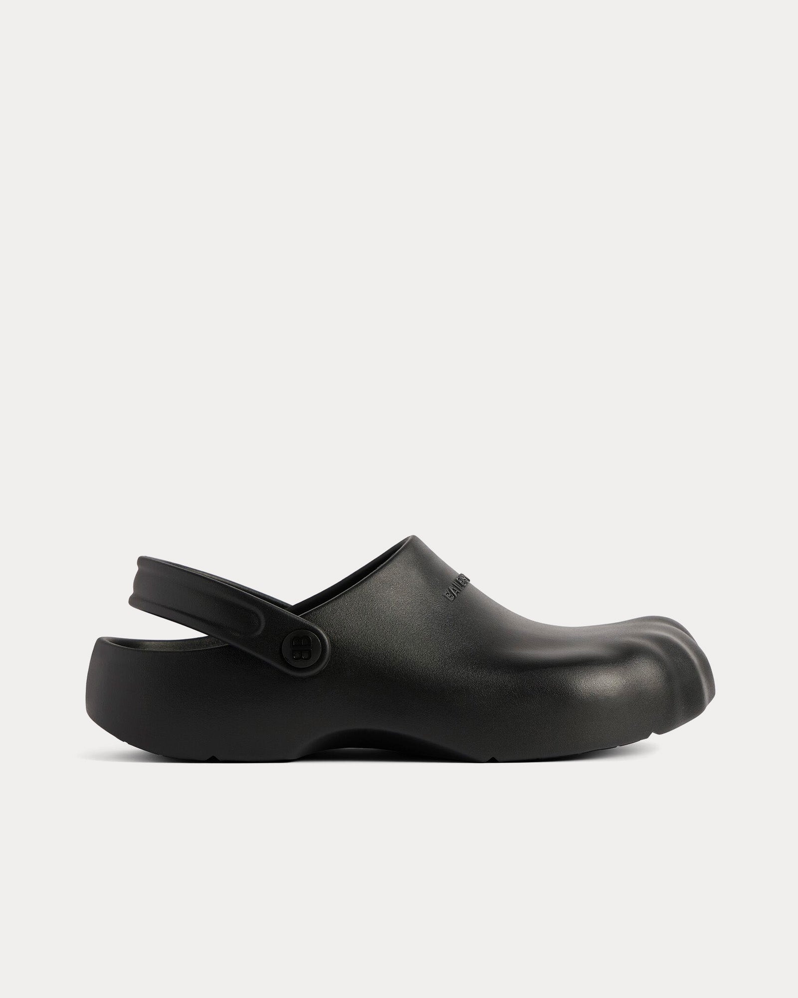 Balenciaga Men's Sunday Moulded Black Mules