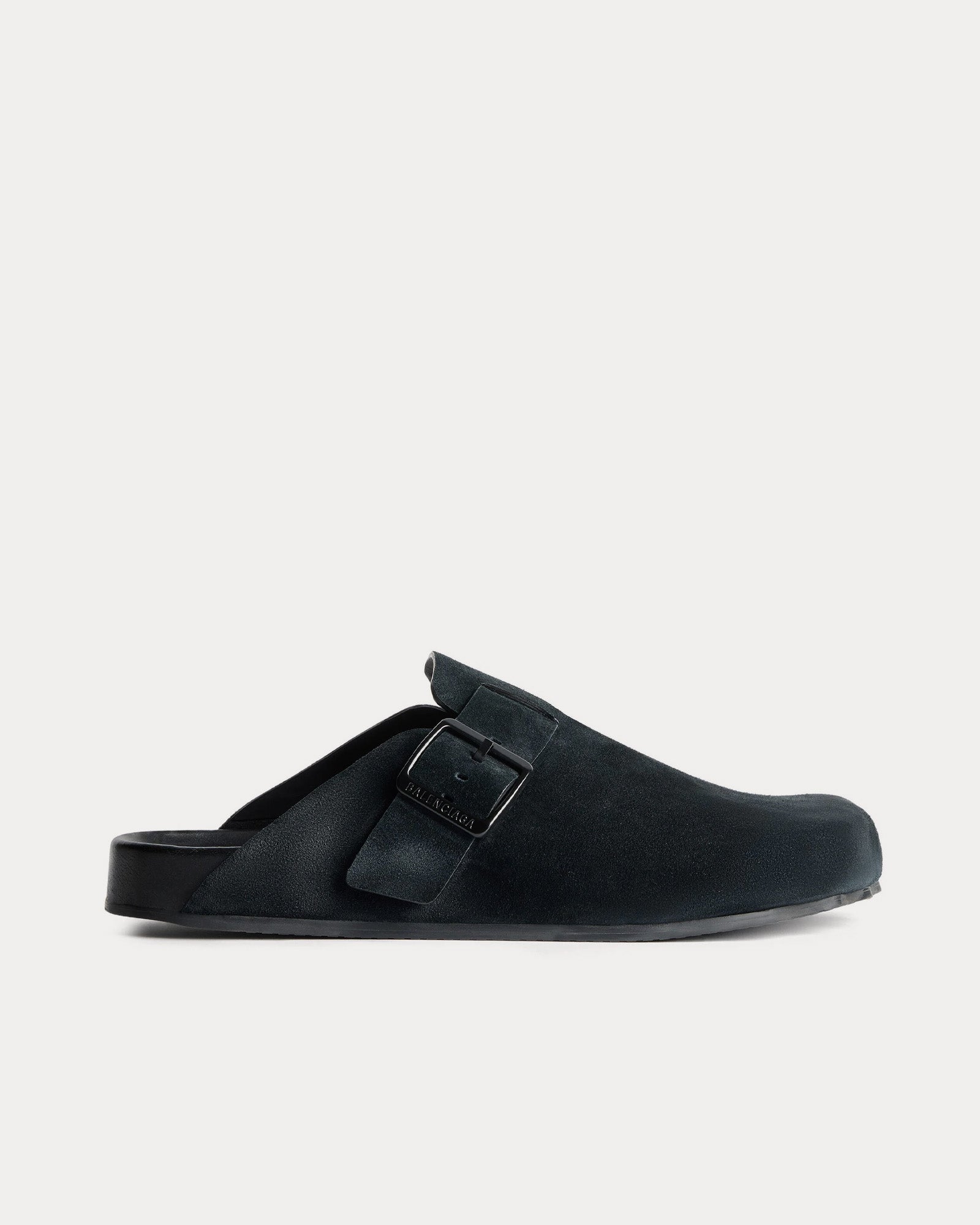 Balenciaga Black Sunday Calfskin Slide Balenciaga Sunday Mules | Neiman Marcus main image 2