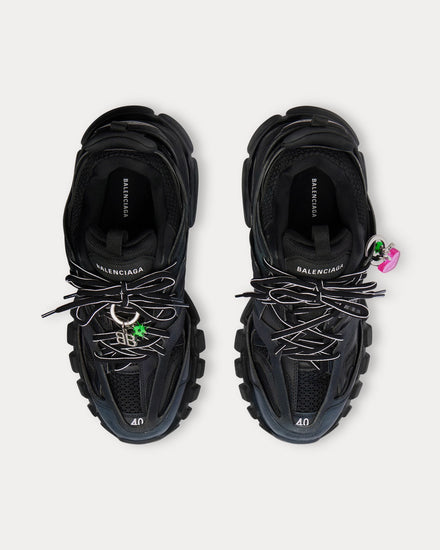 Balenciaga Track with Charms Black Low Top Sneakers - 2