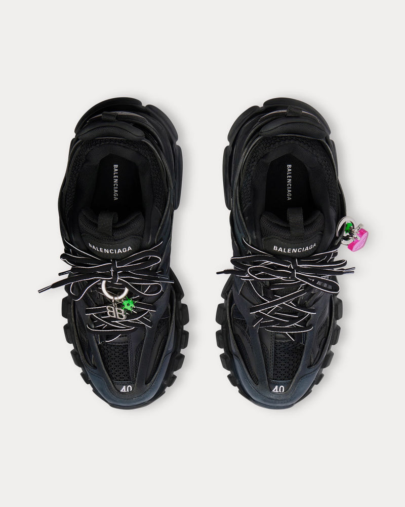 Balenciaga Track with Charms Black Low Top Sneakers - 2