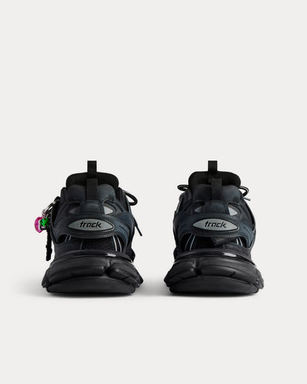 Balenciaga Track with Charms Black Low Top Sneakers - 4
