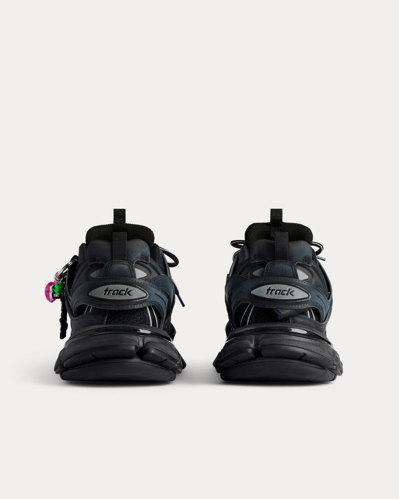 Balenciaga Track with Charms Black Low Top Sneakers - 4