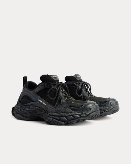 Balenciaga Triple S.2 Black / Dark Grey Low Top Sneakers - 3