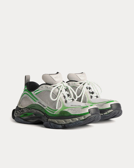 Balenciaga Triple S.2 Grey / Green Low Top Sneakers - 3