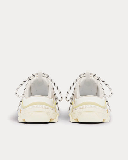 Balenciaga Triple S Mule Double Foam & Mesh White Slip On Sneakers - 4