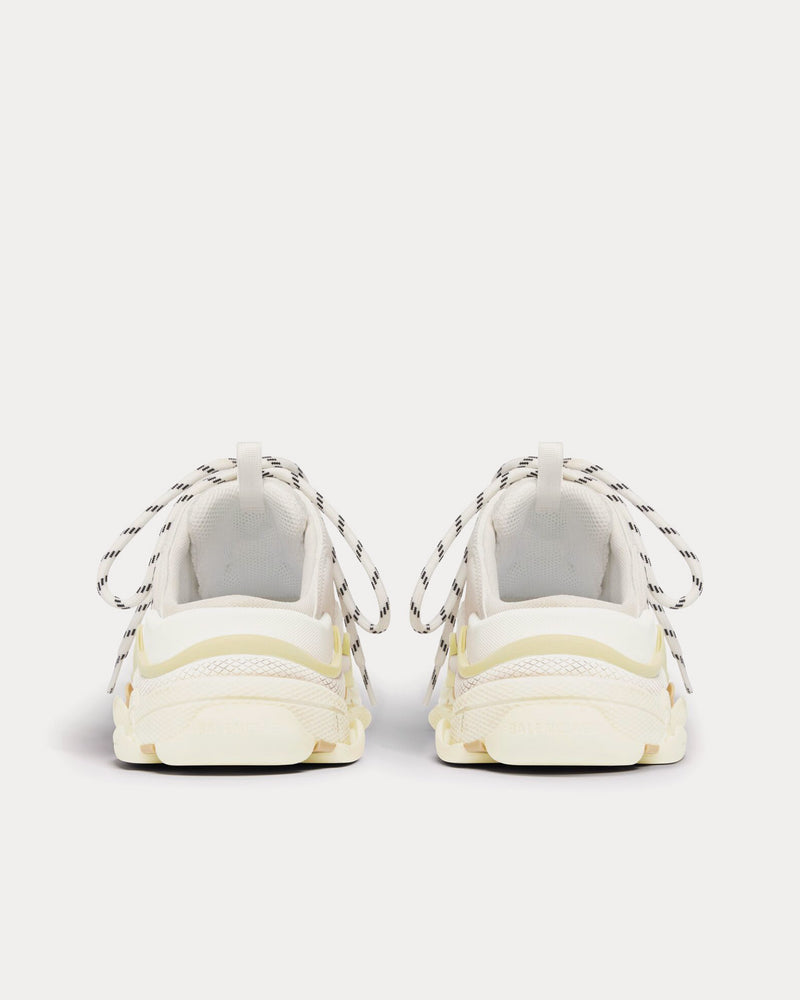Balenciaga Men's Triple S Mule Double Foam & Mesh White Slip On