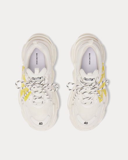 Balenciaga Triple S Tape Type White / Yellow Low Top Sneakers - 2