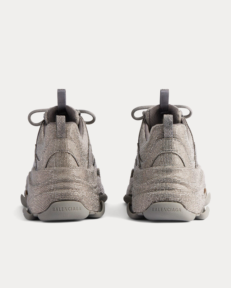 Balenciaga Triple S Rhinestone Light Grey Low Top Sneakers - Sneak in Peace
