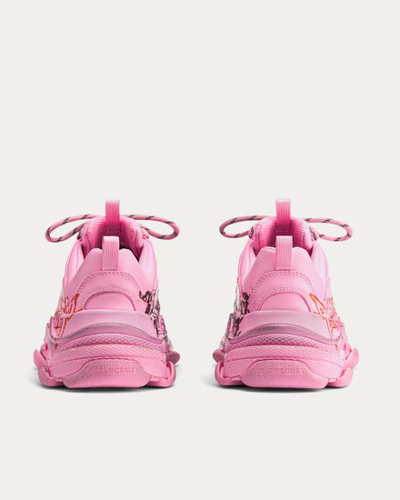 Balenciaga Women's Triple S DIY Metal Artwork Printed