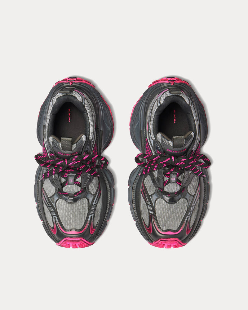 関税込【BALENCIAGA】10XL mesh sneakers Gray/Pink Balenciaga 10XL in Grey and Pink – Antidote Fashion and