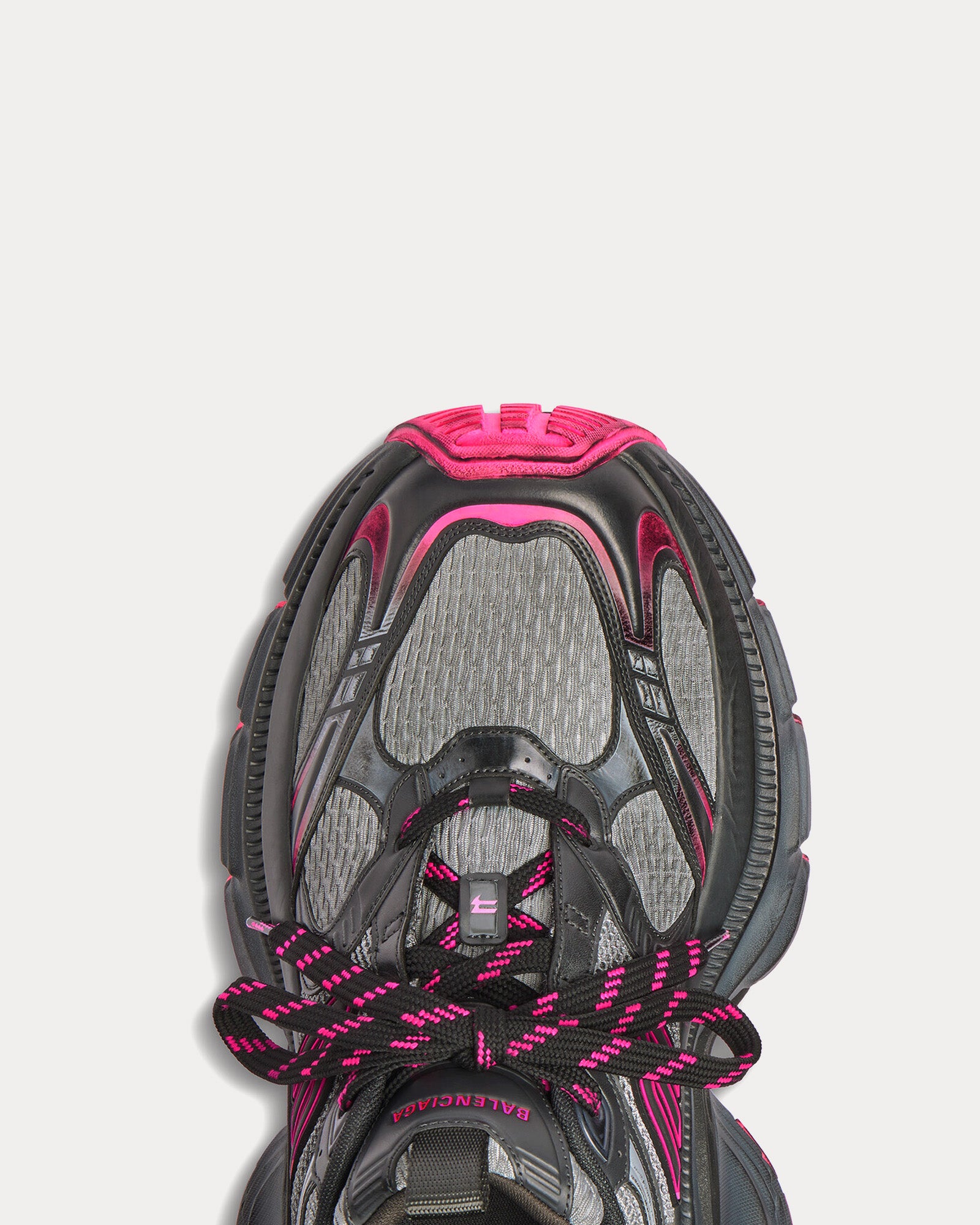 Balenciaga - 10XL Mesh, TPU & Rubber Grey / Pink / Black Low Top Sneakers
