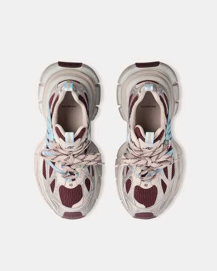Balenciaga 3XL Interlace Brown / Beige / Blue Low Top Sneakers - 2