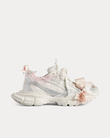 Balenciaga 3XL Lace White / Light Pink Low Top Sneakers