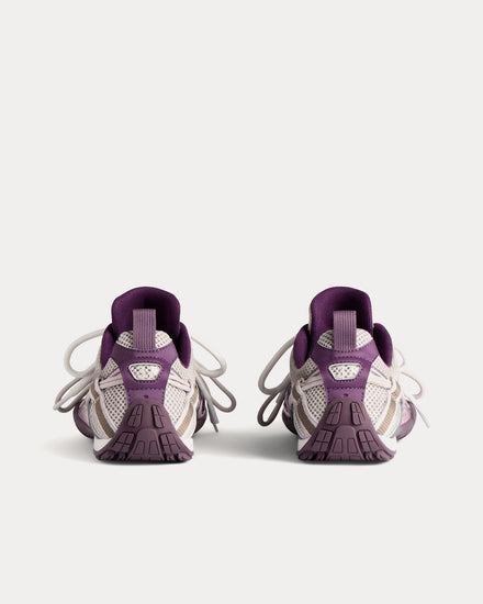 Balenciaga Radar Gradient Lines Purple / Grey / Pink / White Low Top Sneakers - 2