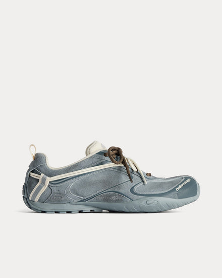 Balenciaga Radar Velvety Grey / Off White / Brown Low Top Sneakers - 1