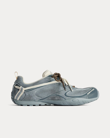 Balenciaga Radar Velvety Grey / Off White / Brown Low Top Sneakers