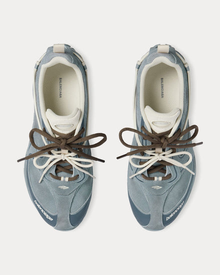 Balenciaga Radar Velvety Grey / Off White / Brown Low Top Sneakers - 2