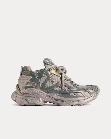 Balenciaga Runner Iridescent Beige / Pink Low Top Sneakers - 1