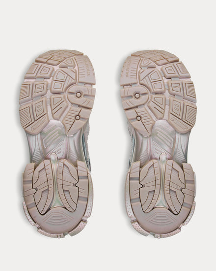 Balenciaga Runner Iridescent Beige / Pink Low Top Sneakers - 4