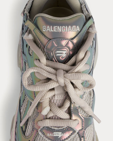 Balenciaga Runner Iridescent Beige / Pink Low Top Sneakers - 5